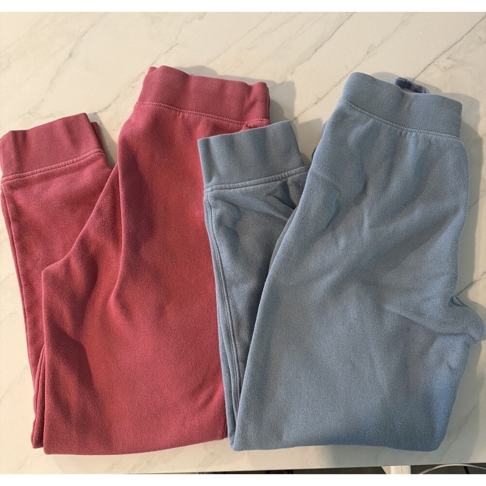 2 Pairs of Gap KIds Sweatpants XL Blue Pink Sporty Cozy Loungewear School Fall